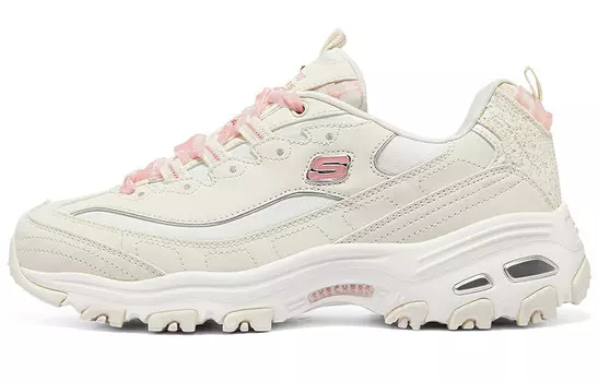 Кроссовки Skechers Chunky Sneakers Women's Low-top Pink/white, белый