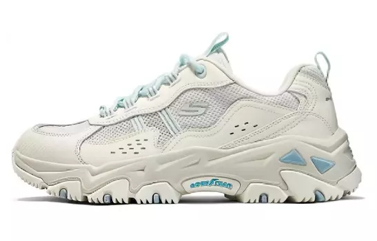 Кроссовки Skechers Chunky Sneakers Women's Low-top White/Green, зеленый