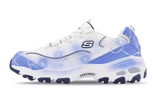 Кроссовки Skechers Chunky Sneakers Women's Low-top White/blue, голубой