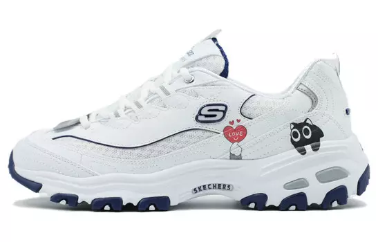 Кроссовки Skechers Chunky Sneakers Women's Low-top White, цвет Cage Kitten