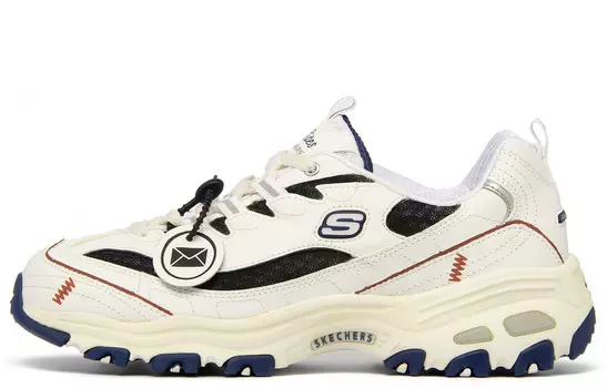 Кроссовки Skechers Chunky Sneakers Women's Low-top Black/white, черный/белый