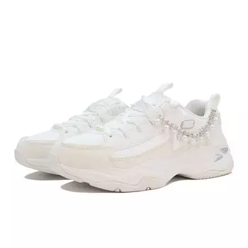 Кроссовки Skechers Chunky Sneakers Women's Low-top White, белый/серебряный