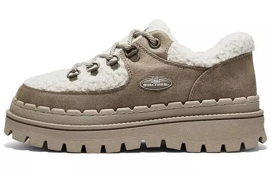 Кроссовки Skechers Chunky Sneakers Women's Low-top Brown, серый