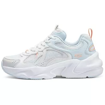 Кроссовки Skechers Chunky Sneakers Women's Low-top White/Orange/Blue, белый/оранжевый