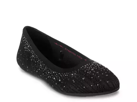 Кроссовки Skechers Cleo 2.0 Glitzy Daze Flat, черные