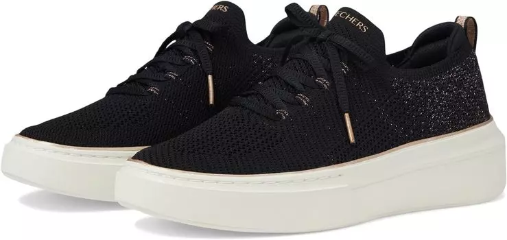 Кроссовки SKECHERS Court Classics Cordova Classic - Sparkling Dust, цвет Black/Gold