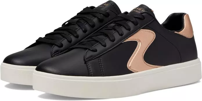Кроссовки SKECHERS Court Classics Eden LX - Beaming Glory, цвет Black/Rose Gold