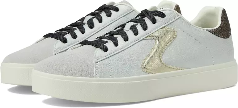 Кроссовки SKECHERS Court Classics Eden LX Distressed, цвет Light Grey/Black