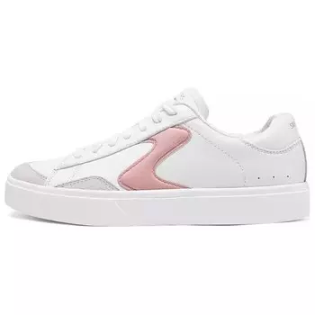 Кроссовки Skechers Court Classics Skateboarding Shoes Women's Low-top White/Pink, розовый