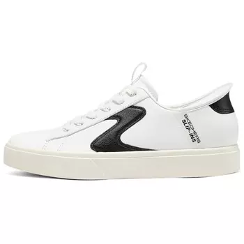 Кроссовки Skechers Court Classics Skateboarding Shoes Women's Low-top, белый/черный