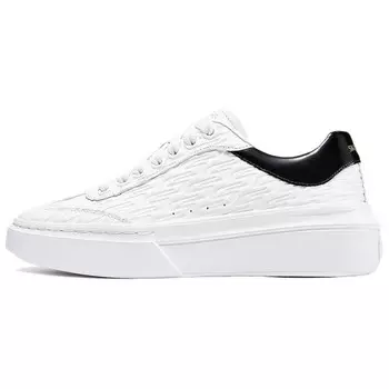 Кроссовки Skechers Court Classics Skateboarding Shoes Women's Low-top White/Black, белый/черный