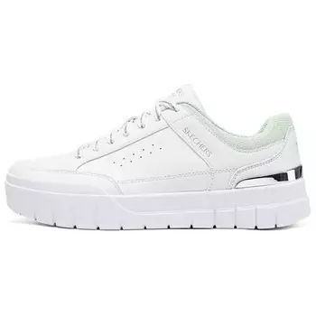 Кроссовки Skechers Court Classics Skateboarding Shoes Women's Low-top White/Green, зеленый