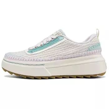 Кроссовки Skechers Court Classics Skateboarding Shoes Women's Low-top Beige/purple/blue, бежевый/фиолетовый/синий