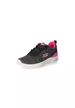Кроссовки SKECHERS, цвет Black/hot Pink