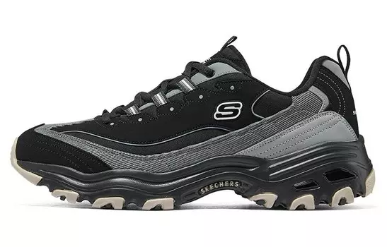 Кроссовки Skechers D"Lites 1.0 Chunky Sneakers Men Low-top Black, черный