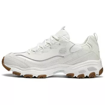Кроссовки Skechers D"Lites 1.0 Chunky Sneakers Men Low-top White-brown, белый