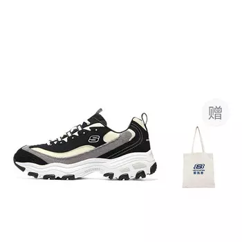 Кроссовки Skechers D"Lites 1.0 Chunky Sneakers Men Low-top, черный/белый