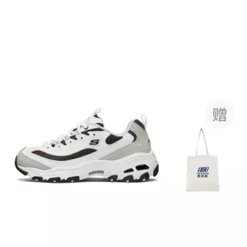 Кроссовки Skechers D"Lites 1.0 Chunky Sneakers Men Low-top White/gray, белый/серый