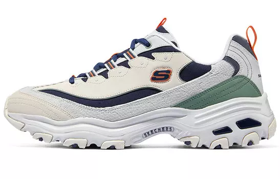 Кроссовки Skechers D"Lites 1.0 Chunky Sneakers Men Low-top Meter/Blue/Green, зеленый