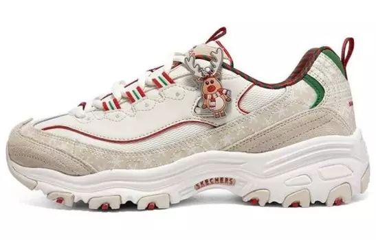 Кроссовки Skechers D"Lites 1.0 Chunky Sneakers Women's Low-top White, белый