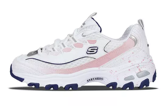Кроссовки Skechers D"Lites 1.0 Chunky Low-top, белый/розовый