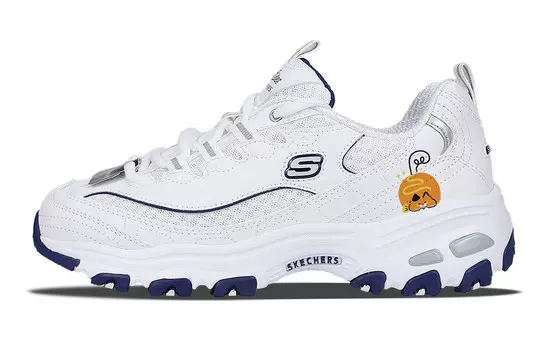 Кроссовки Skechers D"Lites 1.0 Chunky Sneakers Women's Low-top Yellow, белый