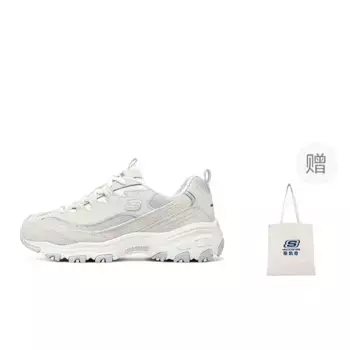 Кроссовки Skechers D"Lites 1.0 Chunky Sneakers Women's Low-top White, белый