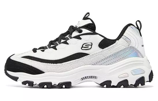Кроссовки Skechers D"Lites 1.0 Chunky Sneakers Women's Low-top, черный/белый