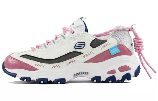 Кроссовки Skechers D"Lites 1.0 Chunky Sneakers Women's Low-top White/pink, белый