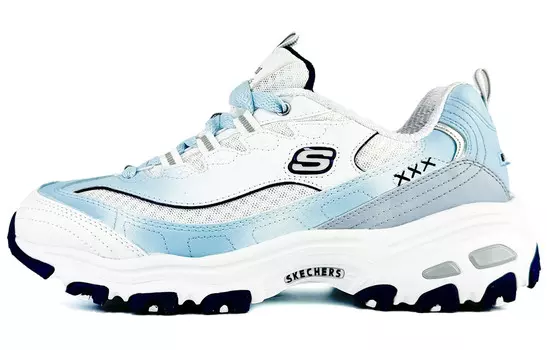 Кроссовки Skechers D"Lites 1.0 Chunky Sneakers Women's Low-top White/blue, голубой