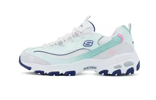 Кроссовки Skechers D"Lites 1.0 Chunky Sneakers Women's Low-top White/green, светло-зеленый