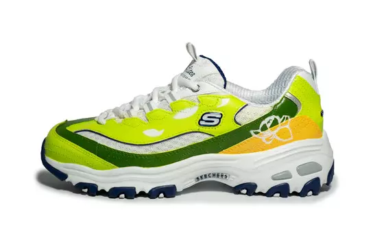 Кроссовки Skechers D"Lites 1.0 Chunky Sneakers Women's Low-top Keylime, цвет Keylime
