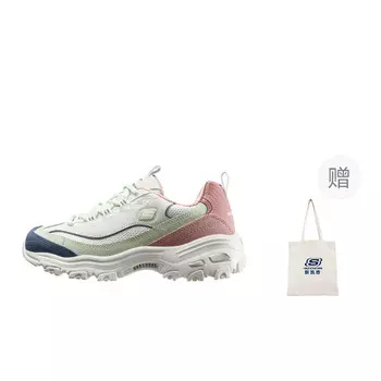 Кроссовки Skechers D"Lites 1.0 Chunky Sneakers Women's Low-top Natural/pink, розовый