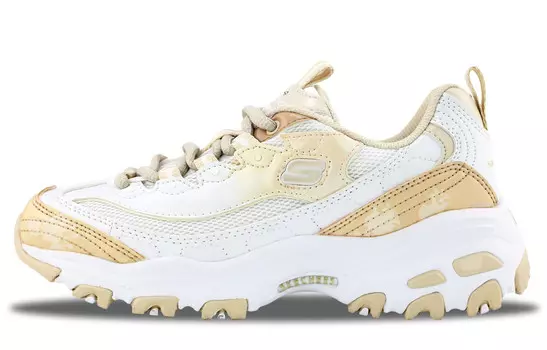 Кроссовки Skechers D"Lites 1.0 Chunky Sneakers Women's Low-top Yellow/White, светло-желтый