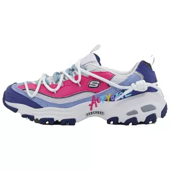 Кроссовки Skechers D"Lites 1.0 Chunky Sneakers Women's Low-top Ultra Blue/Fire Orchid, голубой