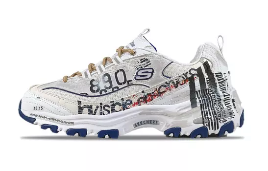 Кроссовки Skechers D"Lites 1.0 Chunky Sneakers Women's Low-top Beige, цвет Off White