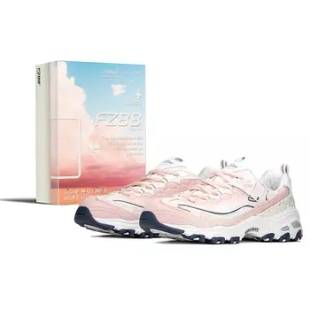 Кроссовки Skechers D"Lites 1.0 Chunky Sneakers Women's Low-top White/pink, белый