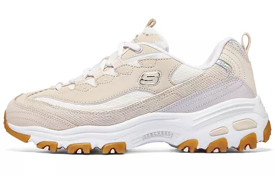 Кроссовки Skechers D"Lites 1.0 Chunky Sneakers Women's Low-top Beige, бежевый