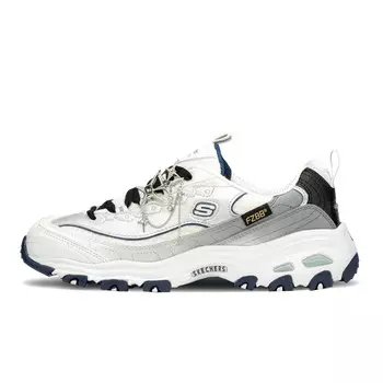 Кроссовки Skechers D"Lites 1.0 Chunky Sneakers Women's Low-top White/Silver, белый