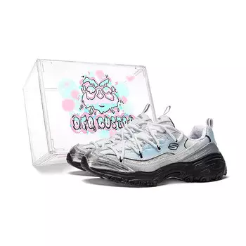 Кроссовки Skechers D"Lites 1.0 Chunky Sneakers Women's Low-top Blue/black, синий