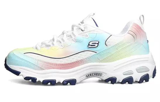 Кроссовки Skechers D"Lites 1.0 Chunky Sneakers Women's Low-top Yellow, белый