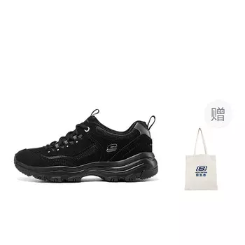 Кроссовки Skechers D"Lites 1.0 Chunky Sneakers Women's Low-top Black, черный