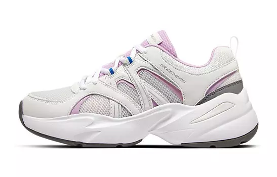 Кроссовки Skechers D"Lites 1.0 Chunky Sneakers Women's Low-top White/pink, розовый