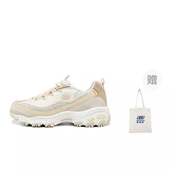 Кроссовки Skechers D"Lites 1.0 Chunky Sneakers Women's Low-top Milky White, слоновая кость