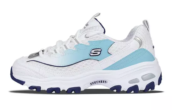 Кроссовки Skechers D"Lites 1.0 Chunky Sneakers Women's Low-top Blue, синий/белый