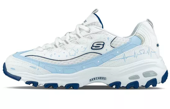 Кроссовки Skechers D"Lites 1.0 Chunky Sneakers Unisex Low-top Blue, синий