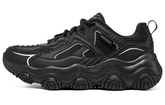 Кроссовки Skechers D"Lites 1.0 Chunky Sneakers Women's Low-top Black, черный