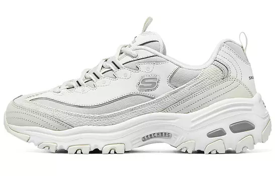 Кроссовки Skechers D"Lites 1.0 Chunky Sneakers Women's Low-top White, белый