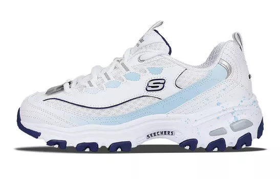 Кроссовки Skechers D"Lites 1.0 Chunky Sneakers Women's Low-top Blue, белый