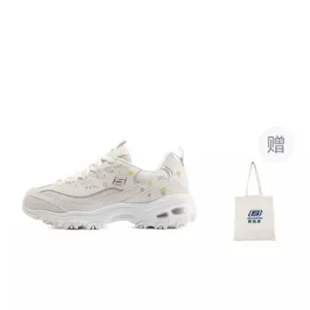 Кроссовки Skechers D"Lites 1.0 Chunky Sneakers Women's Low-top Milky White, слоновая кость